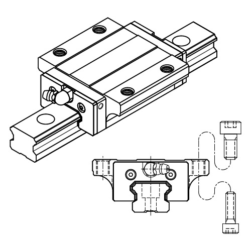 SMB25E Linear сarriage
